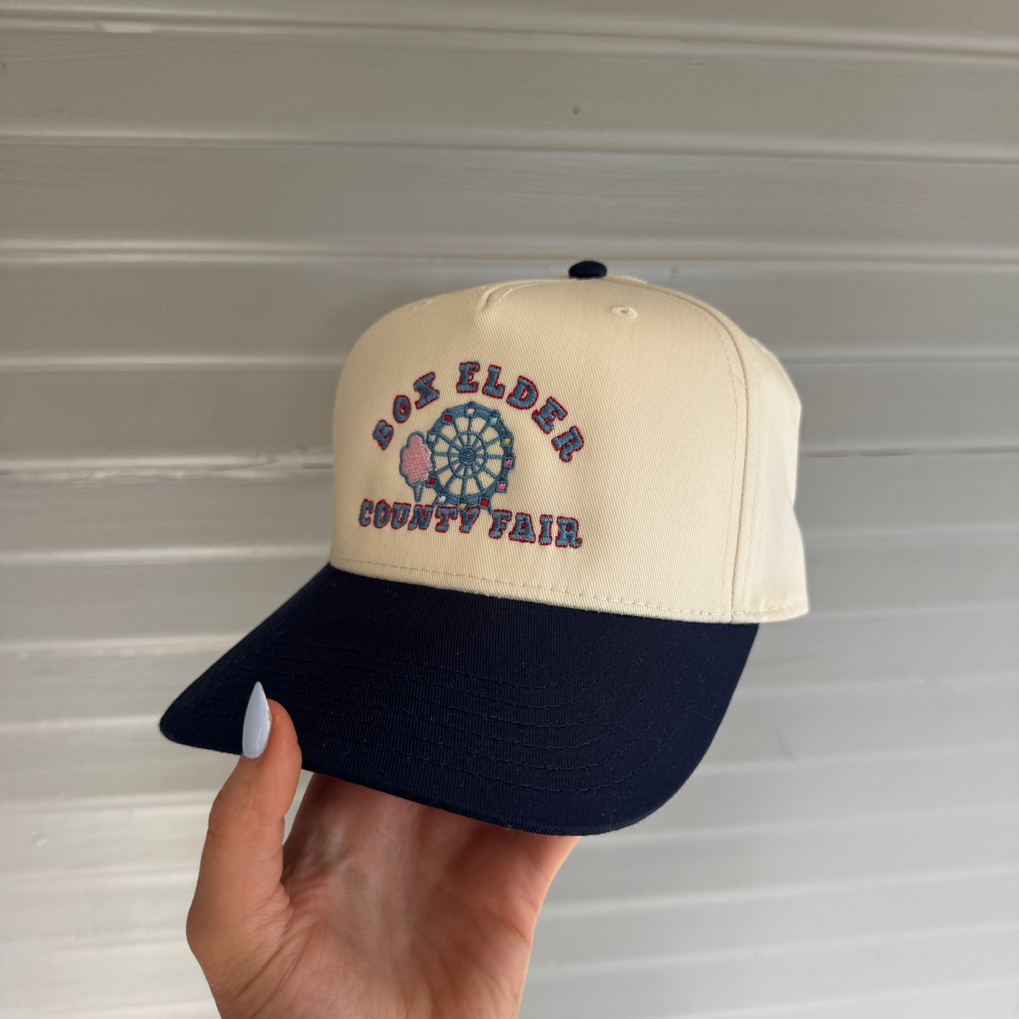 Box Elder County Fair Hat Navy