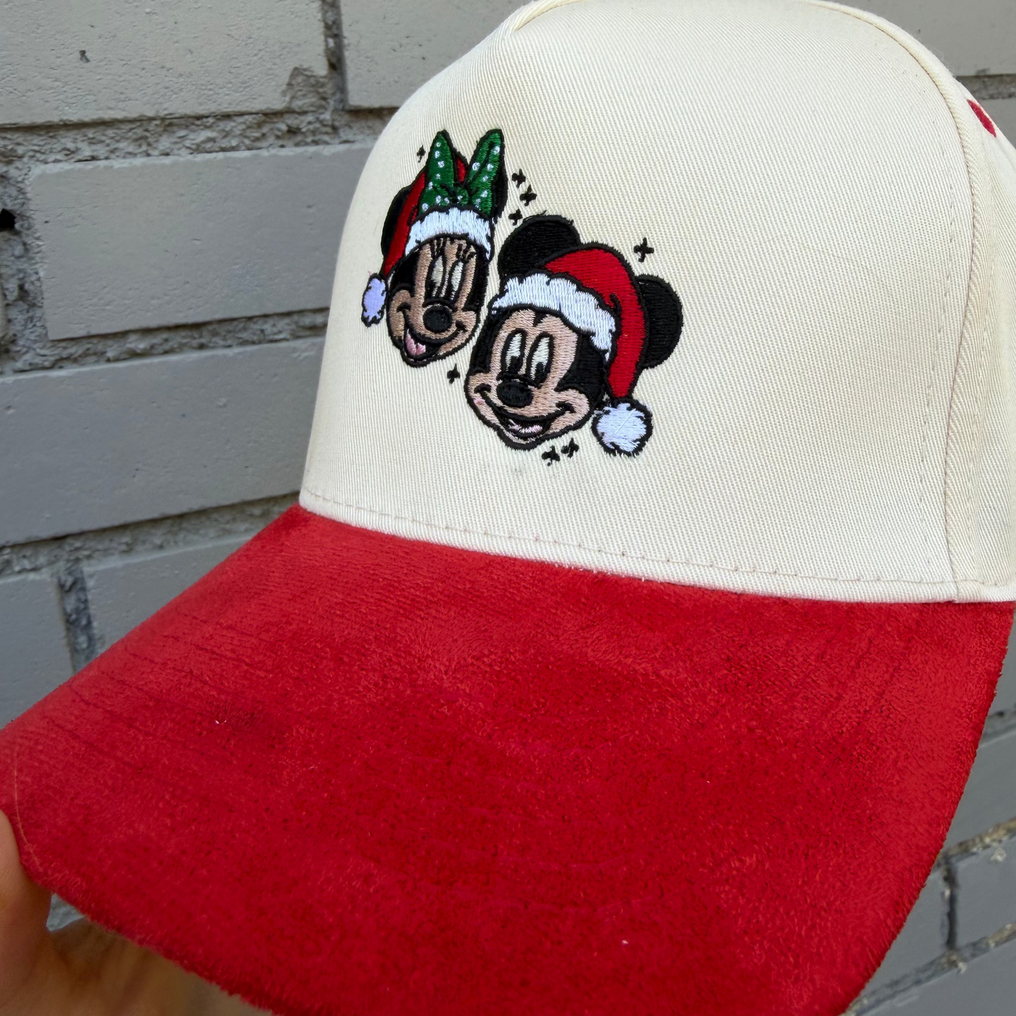 Mickey & Minnie Suede