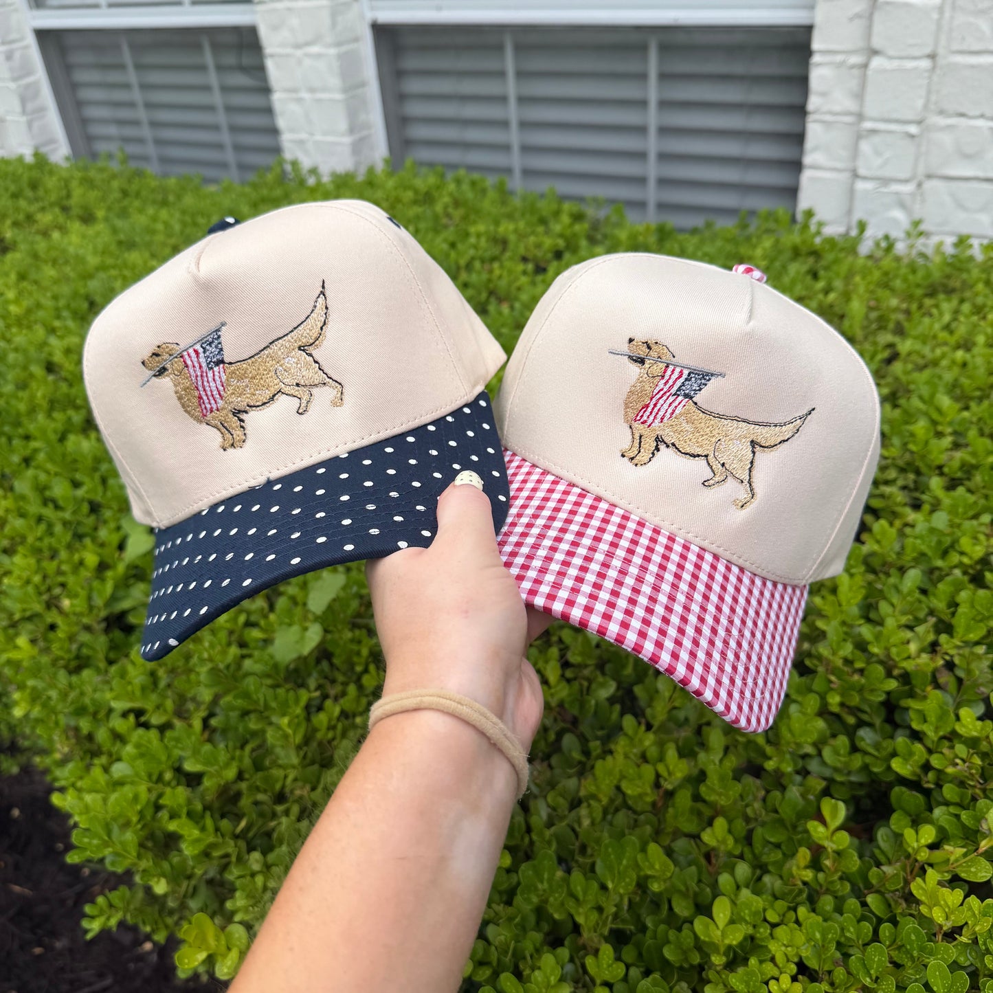 Patriotic Golden Retriever