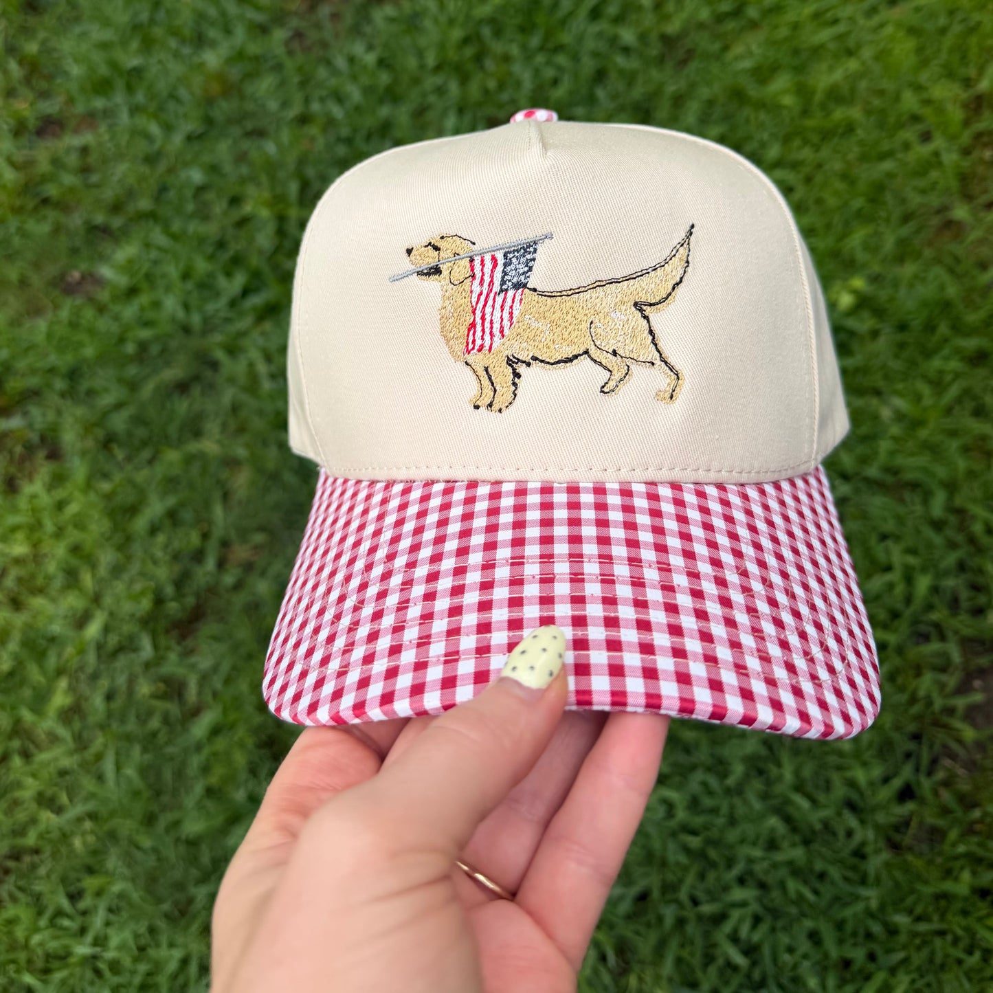 Patriotic Golden Retriever