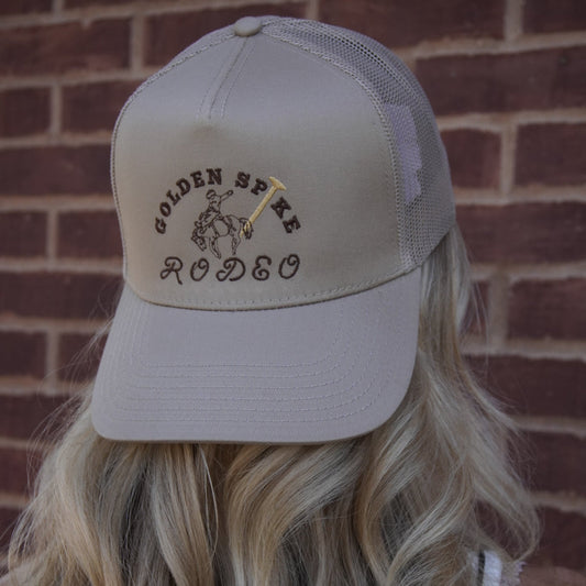 Golden Spike Rodeo Trucker Hat
