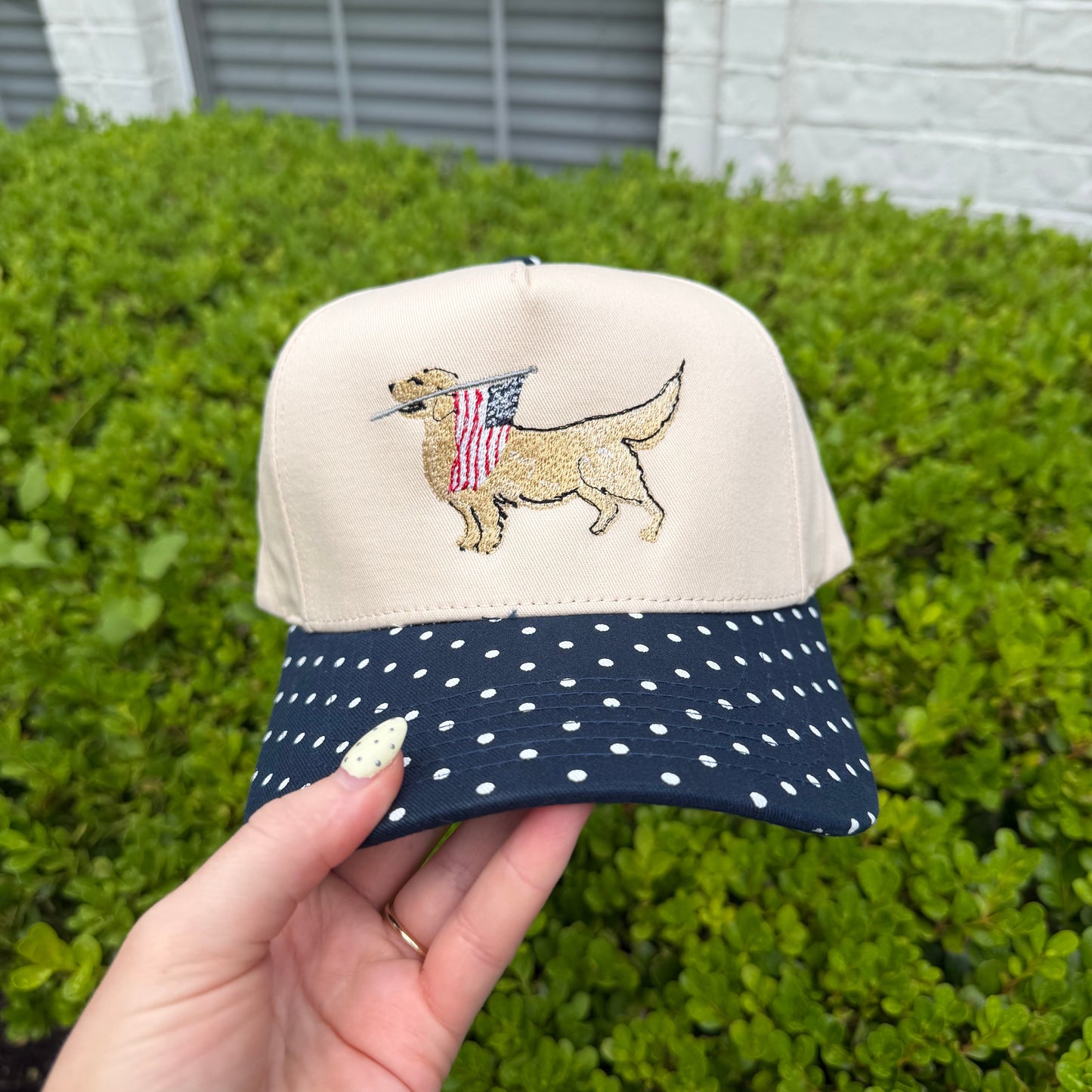 Patriotic Golden Retriever