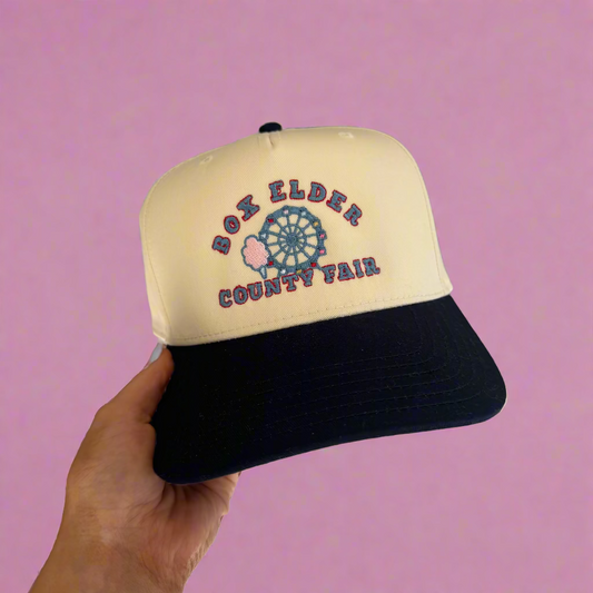 Box Elder County Fair Hat Navy