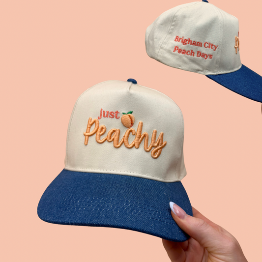 Just Peachy - Brigham City Peach Days Dark Denim