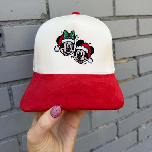 Mickey & Minnie Suede