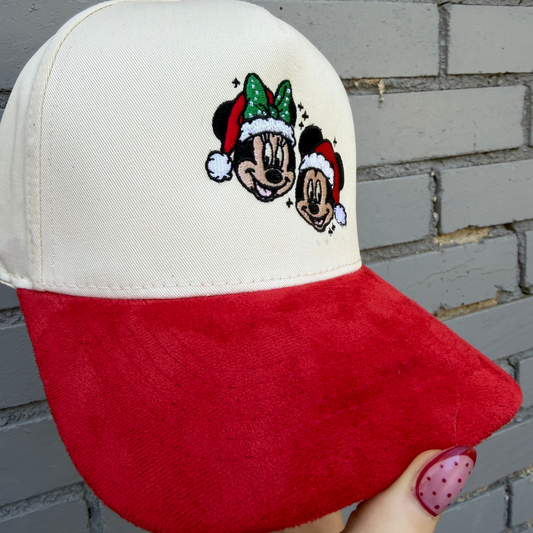 Mickey & Minnie Suede