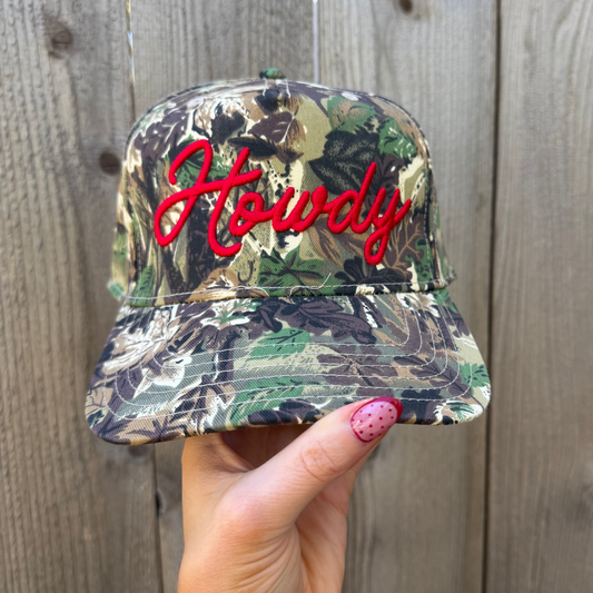 Howdy Camo Red