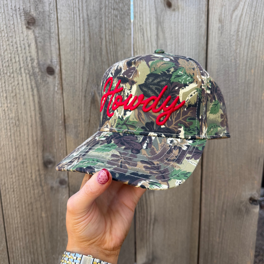 Howdy Camo Red