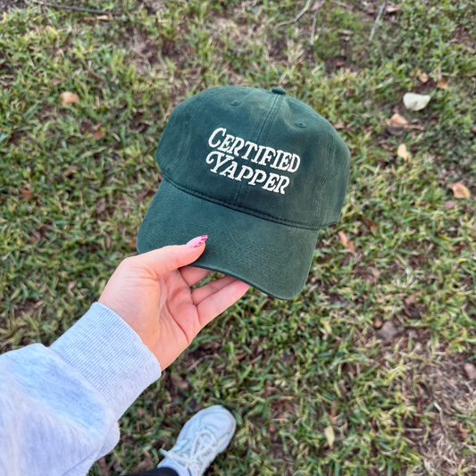 Certified Yapper Dad Hat