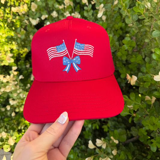 American Flag Bow