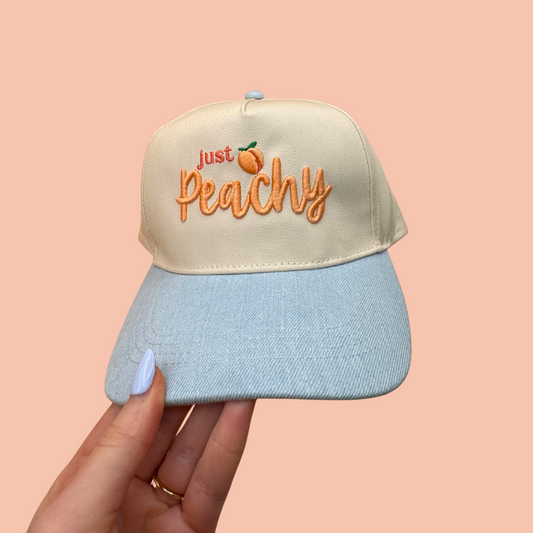 Just Peachy - Light Denim